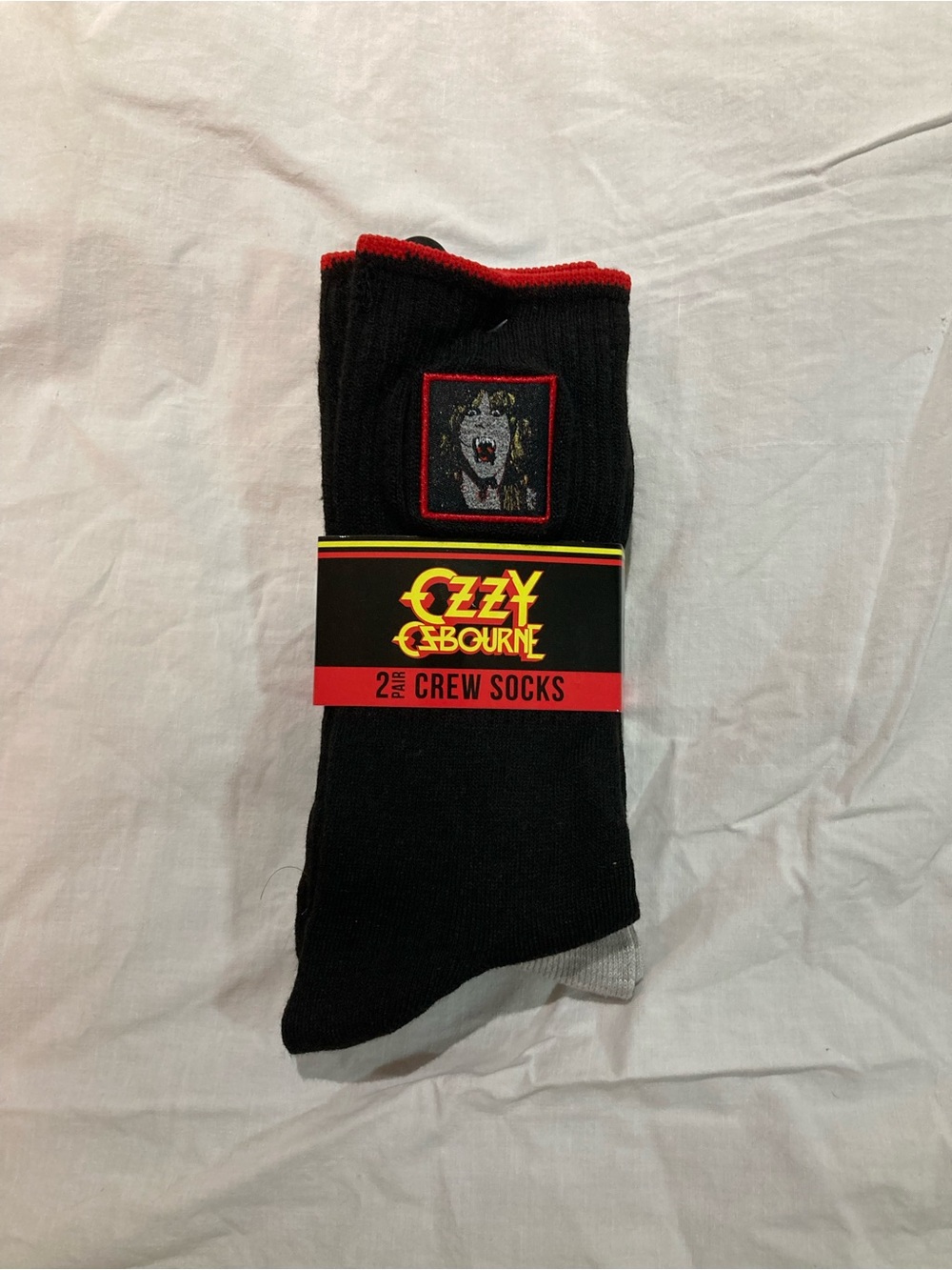 Ozzy Osbourne Socks pack of 2, NWT!